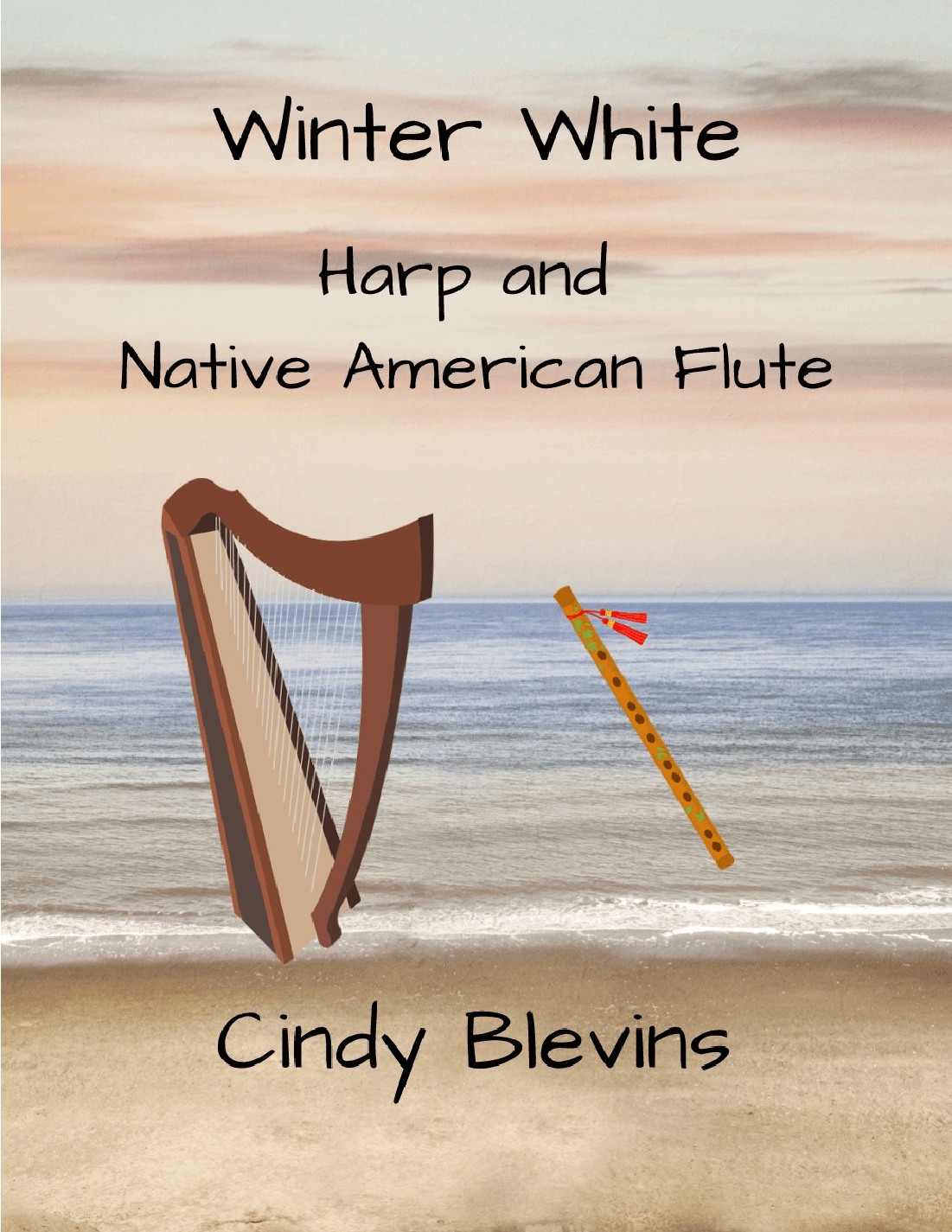 Winter White, for Harp and Native American Flute