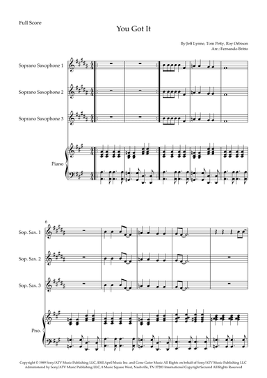 You Got It (arr. Fernando Britto)