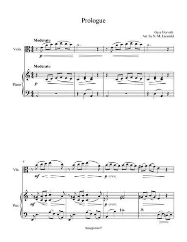 Prologue (arr. Nick Lacanski)