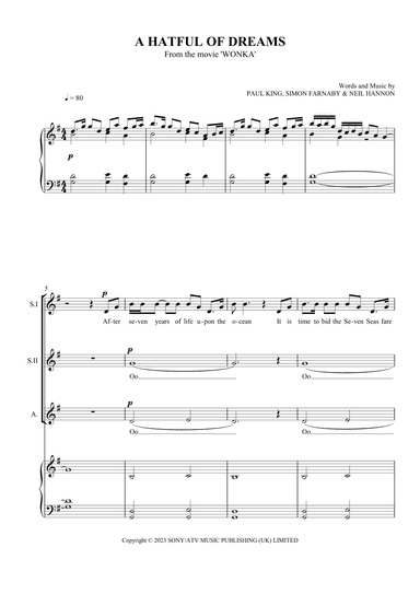 A Hatful Of Dreams (arr. SCMusic)