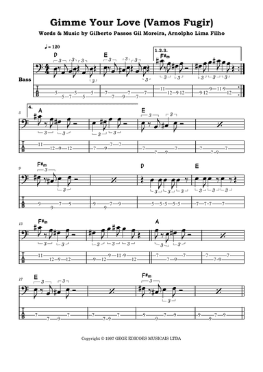 Vamos Fugir (give Me Your Love) (arr. Yuri Noronha)