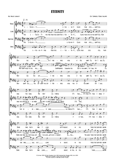 Eternity (arr. Anders Lindqvist)