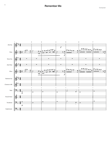 Remember Me (duo) (arr. Maliyah West)