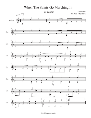 When The Saints Go Marching In (arr. Neal Fitzpatrick)