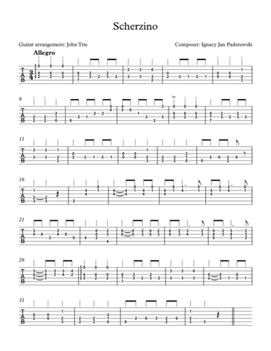 Scherzino (arr. John Trie)
