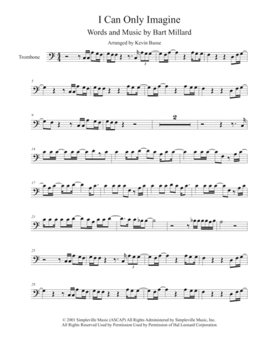 I Can Only Imagine (arr. Kevin Busse)