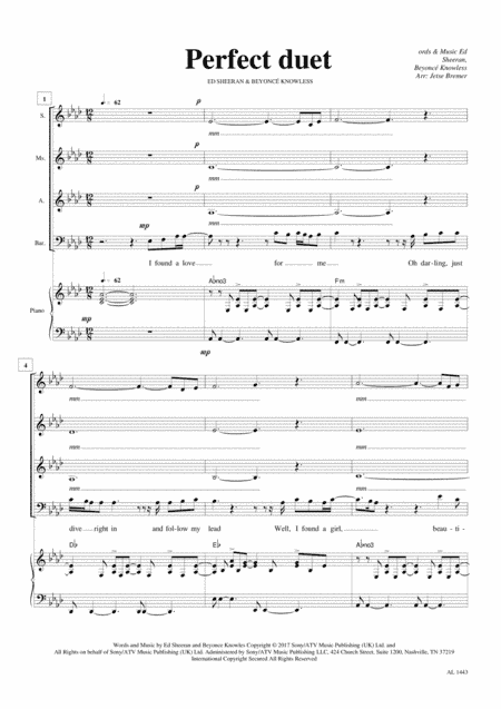 Perfect Duet (arr. Jetse Bremer)