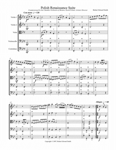 Polish Renaissance Suite (arr. Robert Edward Smith)