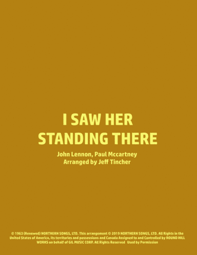 I Saw Her Standing There (arr. Jeff Tincher)