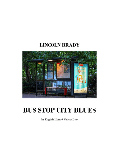 BUS STOP CITY BLUES - English Horn & Guitar