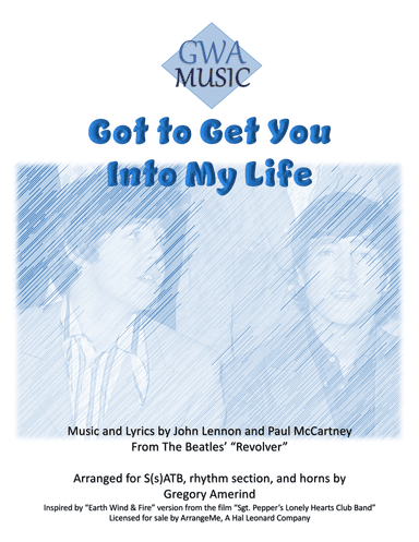 Got To Get You Into My Life (arr. Gregory Amerind)