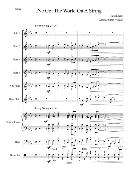I've Got The World On A String (arr. DB Williams)