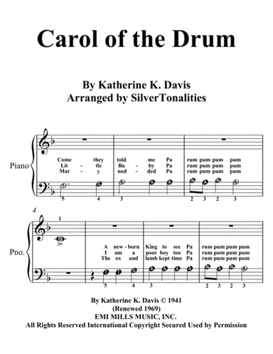 Carol Of The Drum (arr. SilverTonalities)