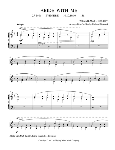 25B. Abide with Me (EVENTIDE) (arr. Richard Giszczak)