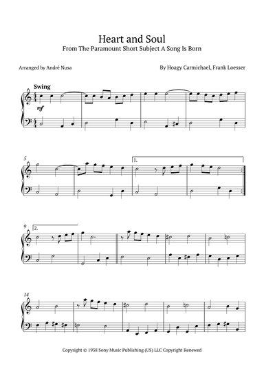 Heart And Soul (arr. André Nusa)
