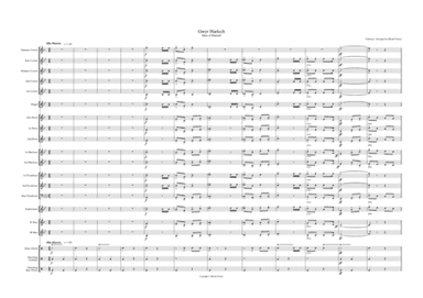 Men of Harlech (Gwyr Harlech). Brass band arrangement. (arr. Rhodri Tomos)