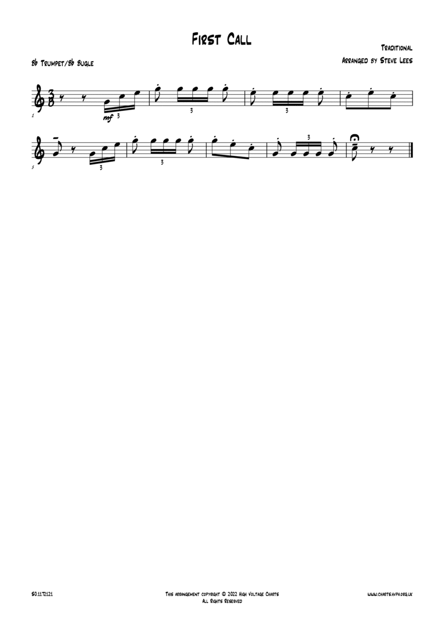 First Call (arr. Steve Lees)