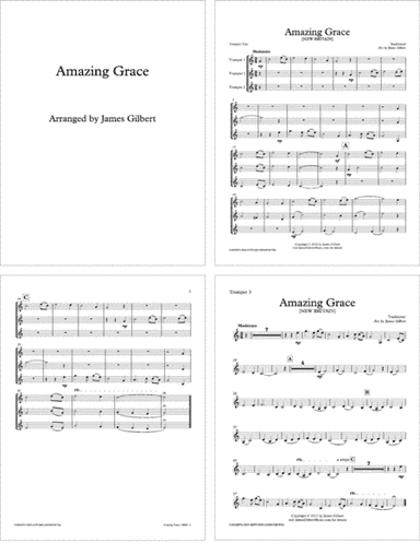 Amazing Grace (arr. James Gilbert)