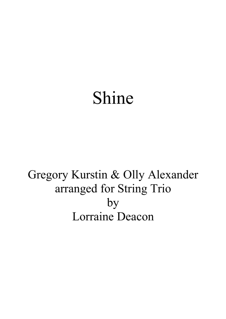 Shine (arr. Lorraine Deacon)
