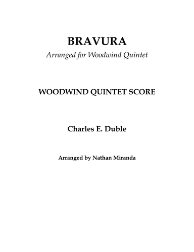 Bravura (arr. Nathan Miranda)