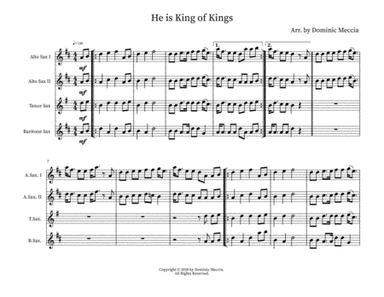 He is King of Kings (arr. Dominic Meccia)