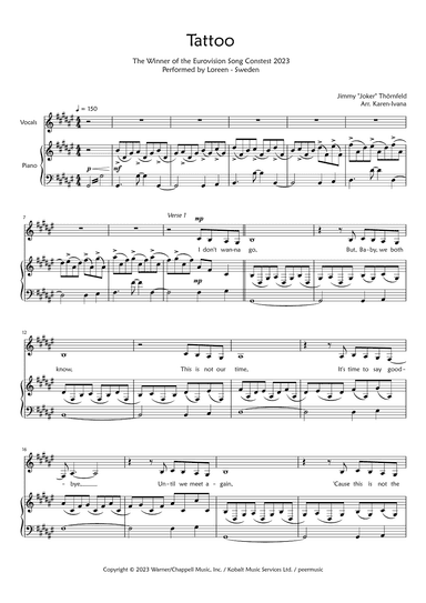 Tattoo (arr. Karen Ivana)