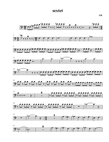 Fantasy for 6 Tubas : Euphonium 2