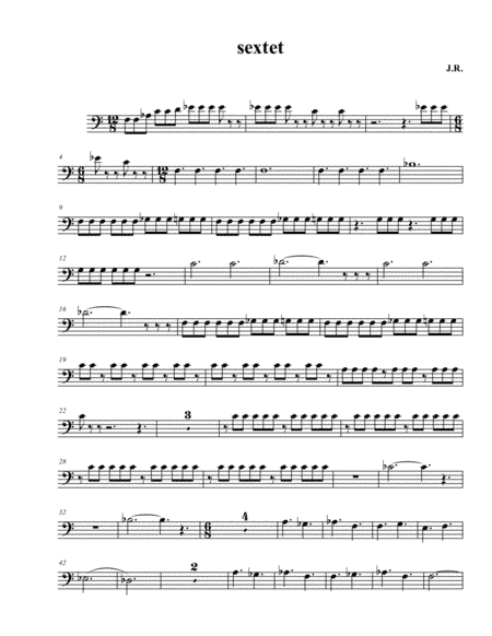 Fantasy for 6 Tubas : Euphonium 2