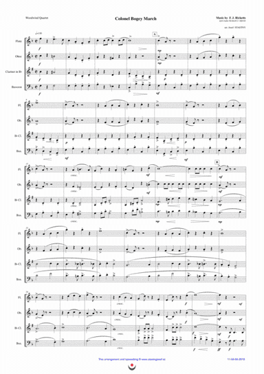 Colonel Bogey March (arr. Josef STASTNY)