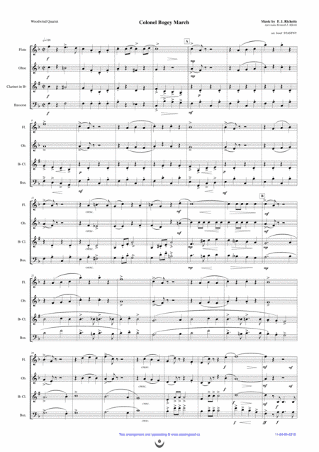 Colonel Bogey March (arr. Josef STASTNY)