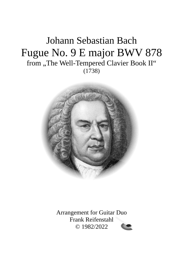 J. S. Bach - Fugue E major BWV 878 from "The Well-Tempered Clavier Book II" (arr. Frank Reifenstahl)