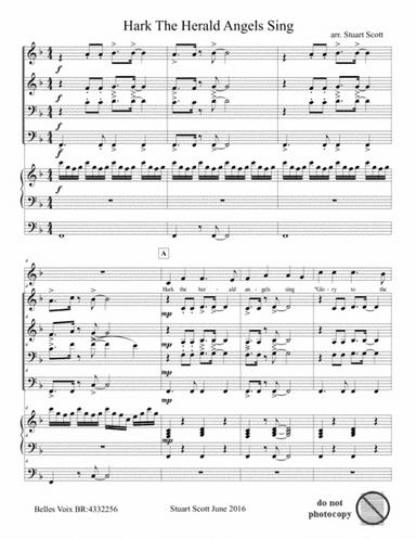 Hark The Herald Angels Sing (arr. Stuart Scott)