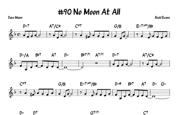 No Moon At All (arr. John Fries)
