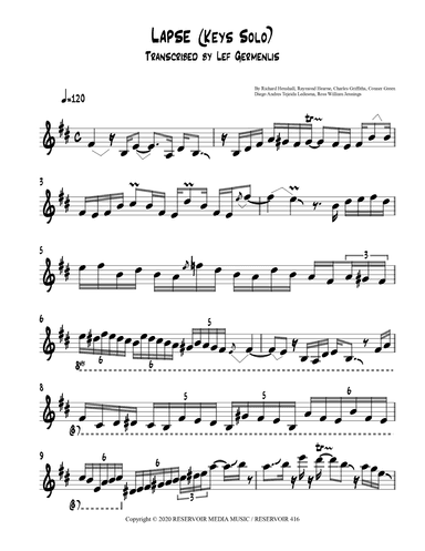 Lapse (instrumental Version) (arr. Lef Germenlis)
