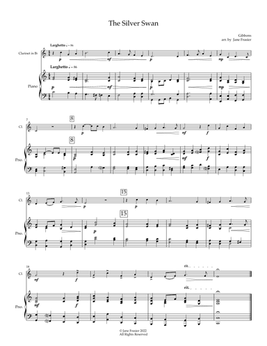 The Silver Swan (arr. Jane Frasier)
