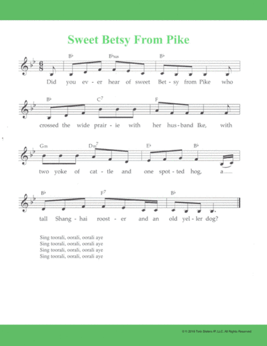 Sweet Betsy From Pike (arr. Hal Wright)
