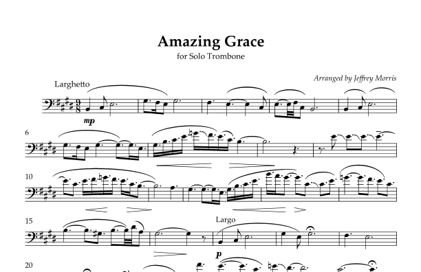 Amazing Grace (arr. Jeffrey Morris)