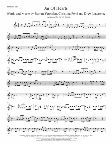 Jar Of Hearts (arr. Kevin Busse)