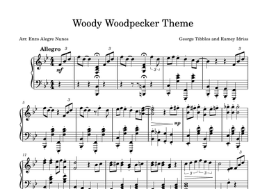Woody Woodpecker Theme (arr. Enzo Alegre Nunes)