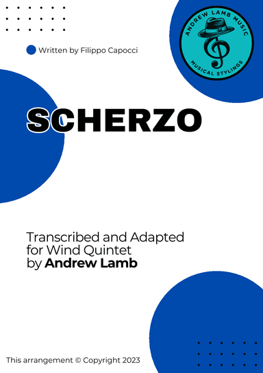 Filippo Capocci | Scherzo | for Wind Quintet (arr. Andrew Lamb)