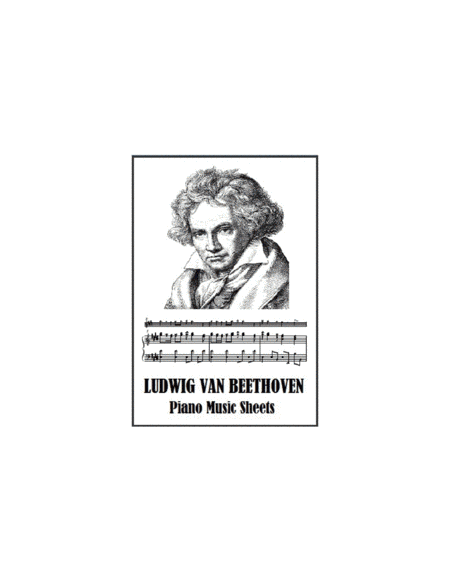 Ludwig van Beethoven Piono Music Sheets (arr. GLCreatives)