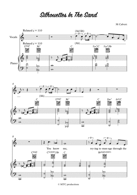 Silhouettes in the Sand