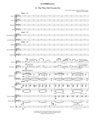 The Way Old Friends Do (arr. David Maddux)