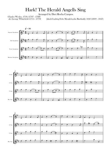 Hark! The Herald Angells Sing (arr. Davi Rocha Campos)