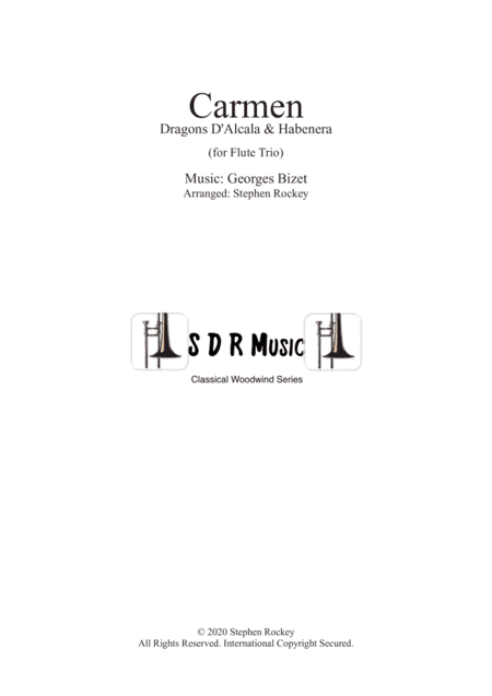 Carmen: 2 Pieces for Flute Trio (arr. Stephen Rockey)