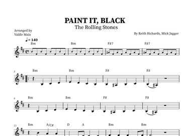 Paint It, Black (arr. Valdir Maia)