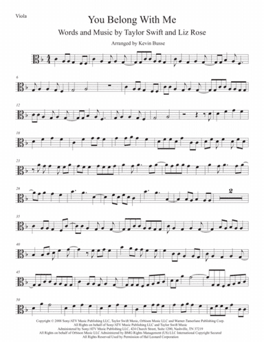 You Belong With Me (arr. Kevin Busse)