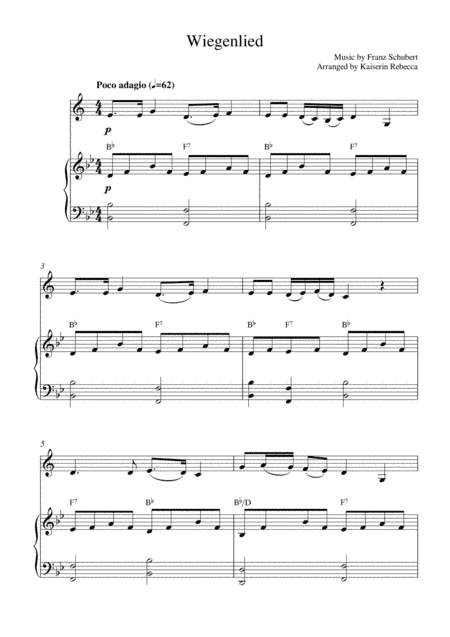 Wiegenlied (arr. Kaiserin Rebecca)