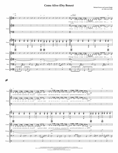 Come Alive (dry Bones) (arr. John van Gulik)