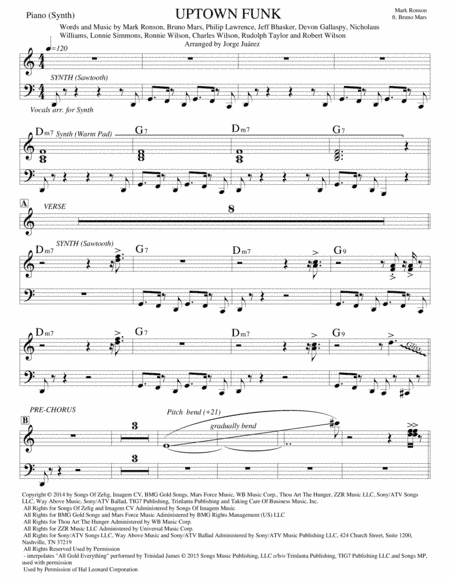 Uptown Funk (arr. Jorge Juárez)